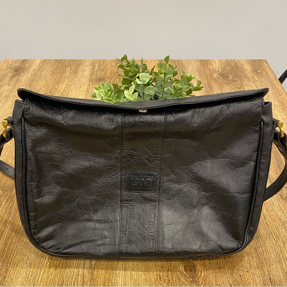 EUC Land Leather Crossbody Purse